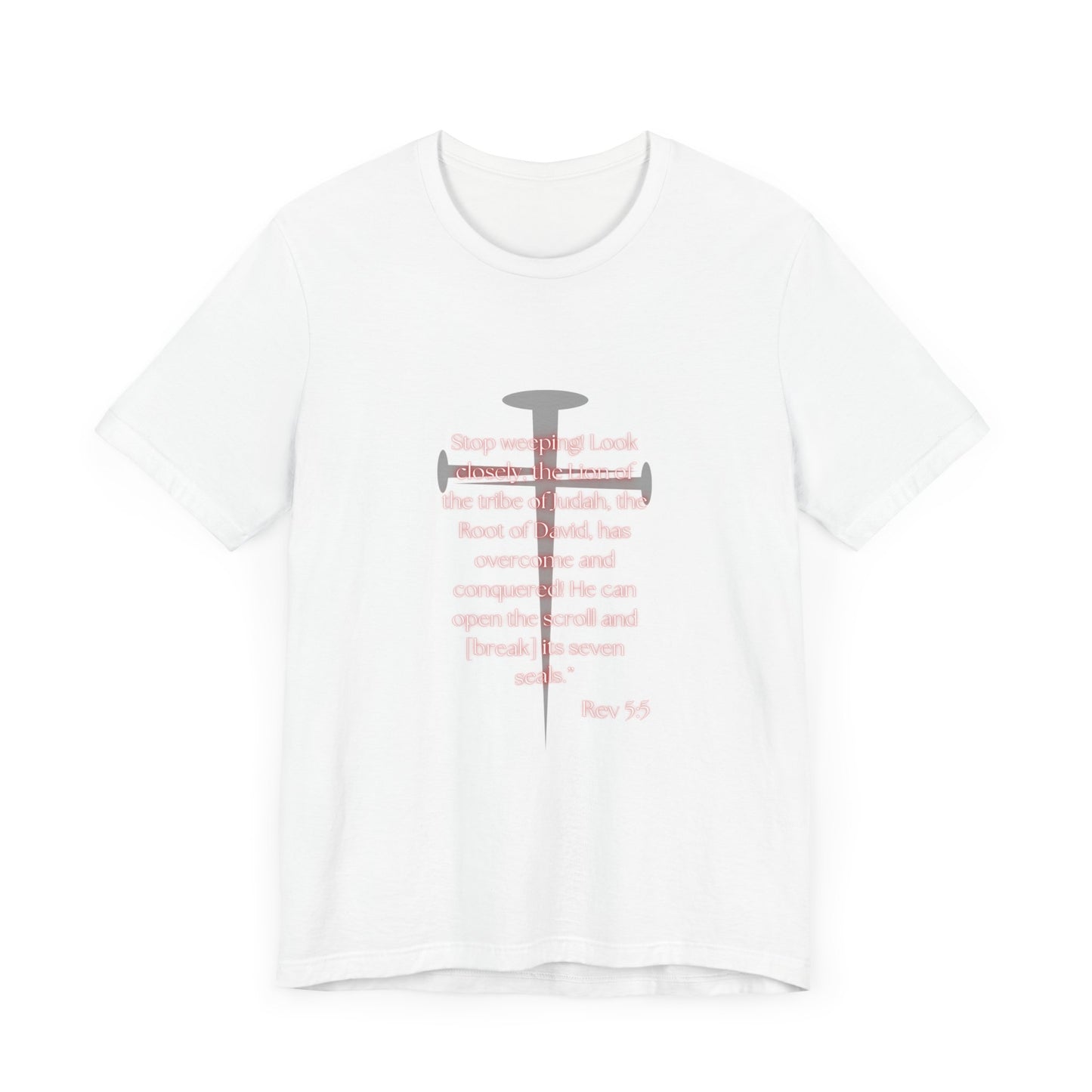 He is Worthy Rev 5:5 Biblical Verse Unisex Tee - He Is Worthy