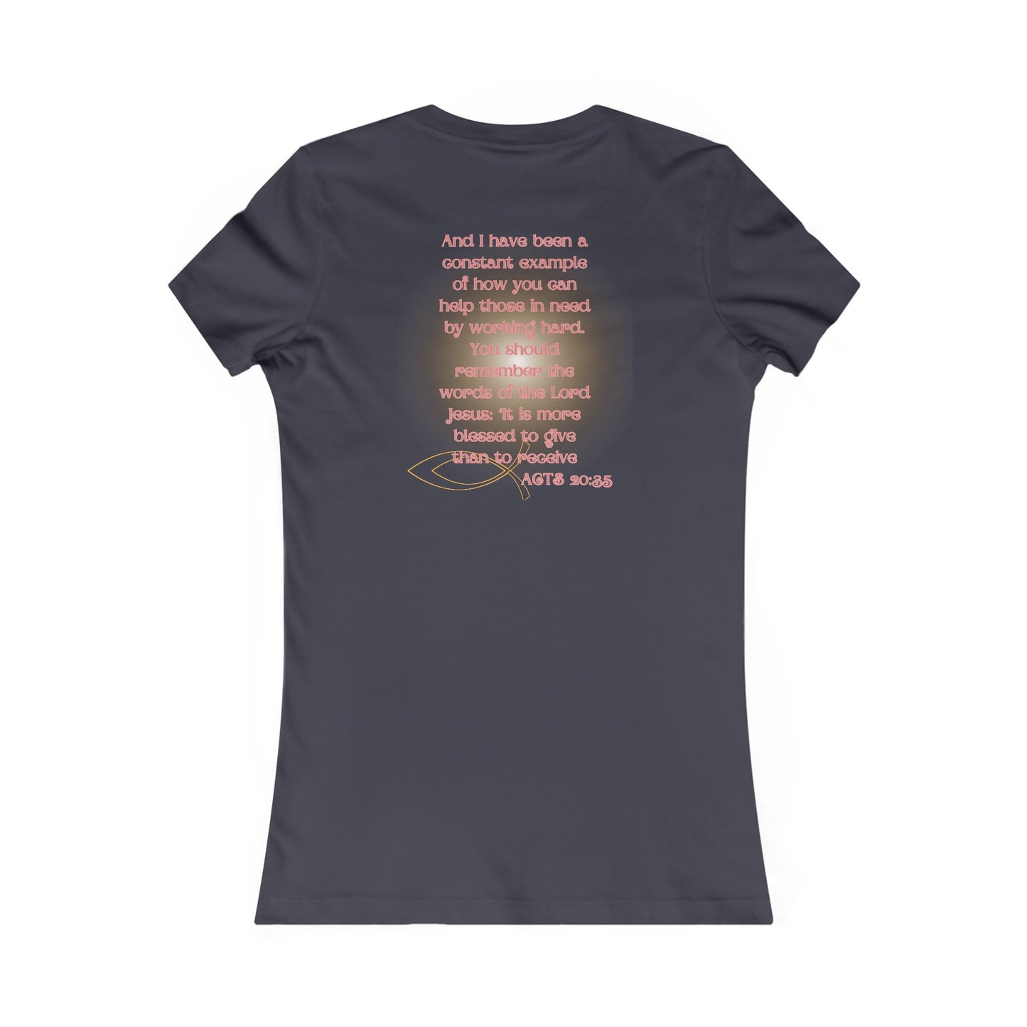 Blessed 2B A Blessing Women's Tee | Ribbed Neckline | Slim Fit | Lightweight Cotton, Unique Design, Christian Clothing