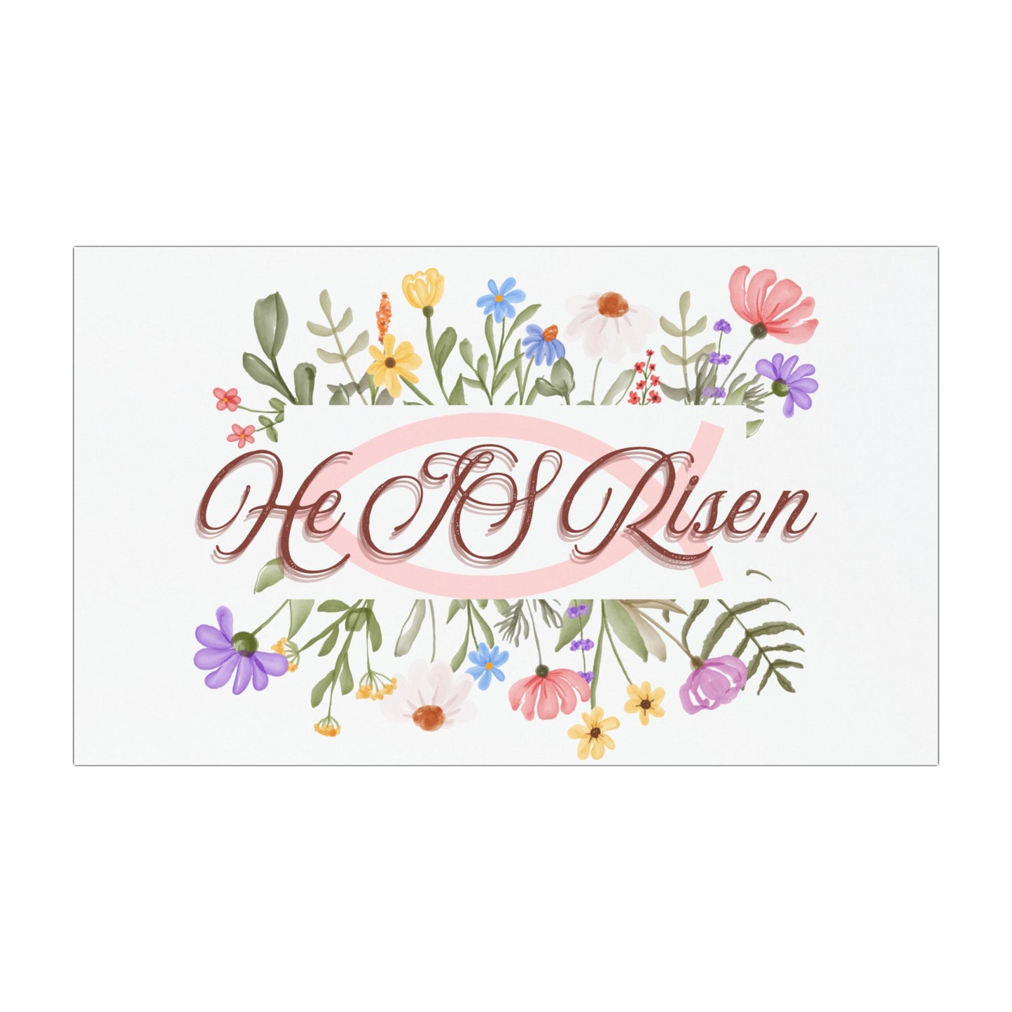 HE IS RISEN Car Magnet