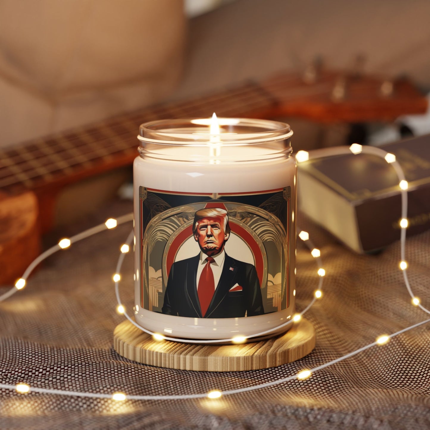 Donald Trump Scented Soy Candle, 9oz, Unique Political Gift, Political Gift, Novelty Gift, Unique Gift, Republican Gift, USA Themed Gift