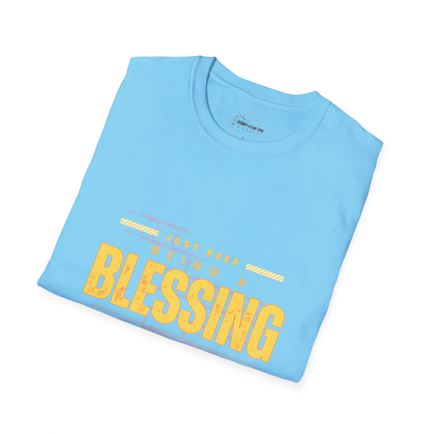 Be A Blessing Luke 6:38, Inspirational T shirts for Men's, Motivational Shirt Softstyle T-Shirt, Inspirational Shirt, Bible Verse Shirt