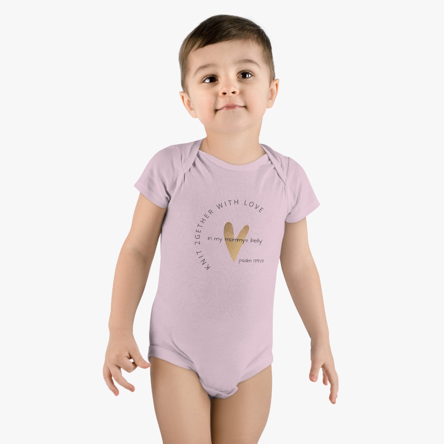 Knit 2Gether 2 Baby Short Sleeve Onesie®