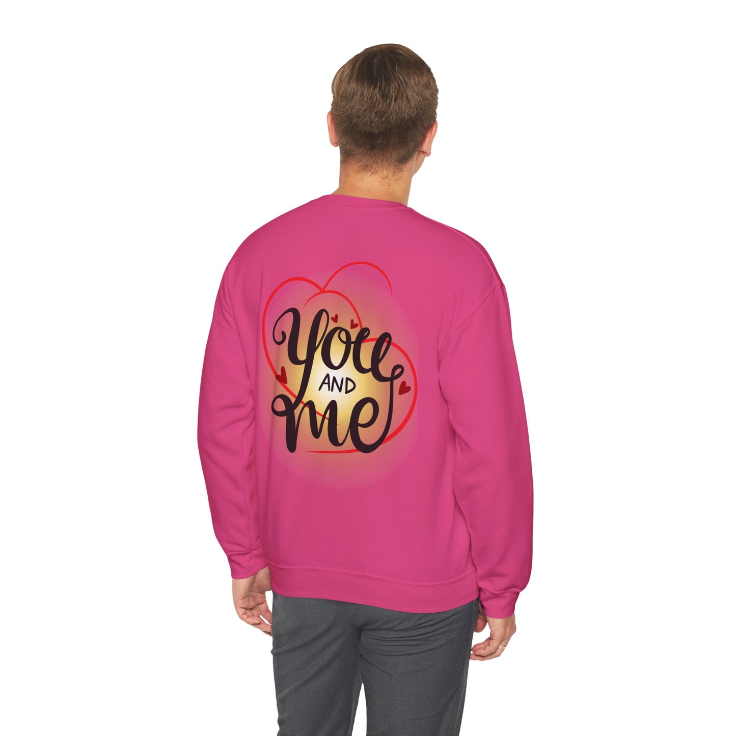 Valentine's LOVE Sweatshirt, Heart Love Crewneck, Valentines Day Jumper, Romantic Gift Apparel, Unisex Valentine Top