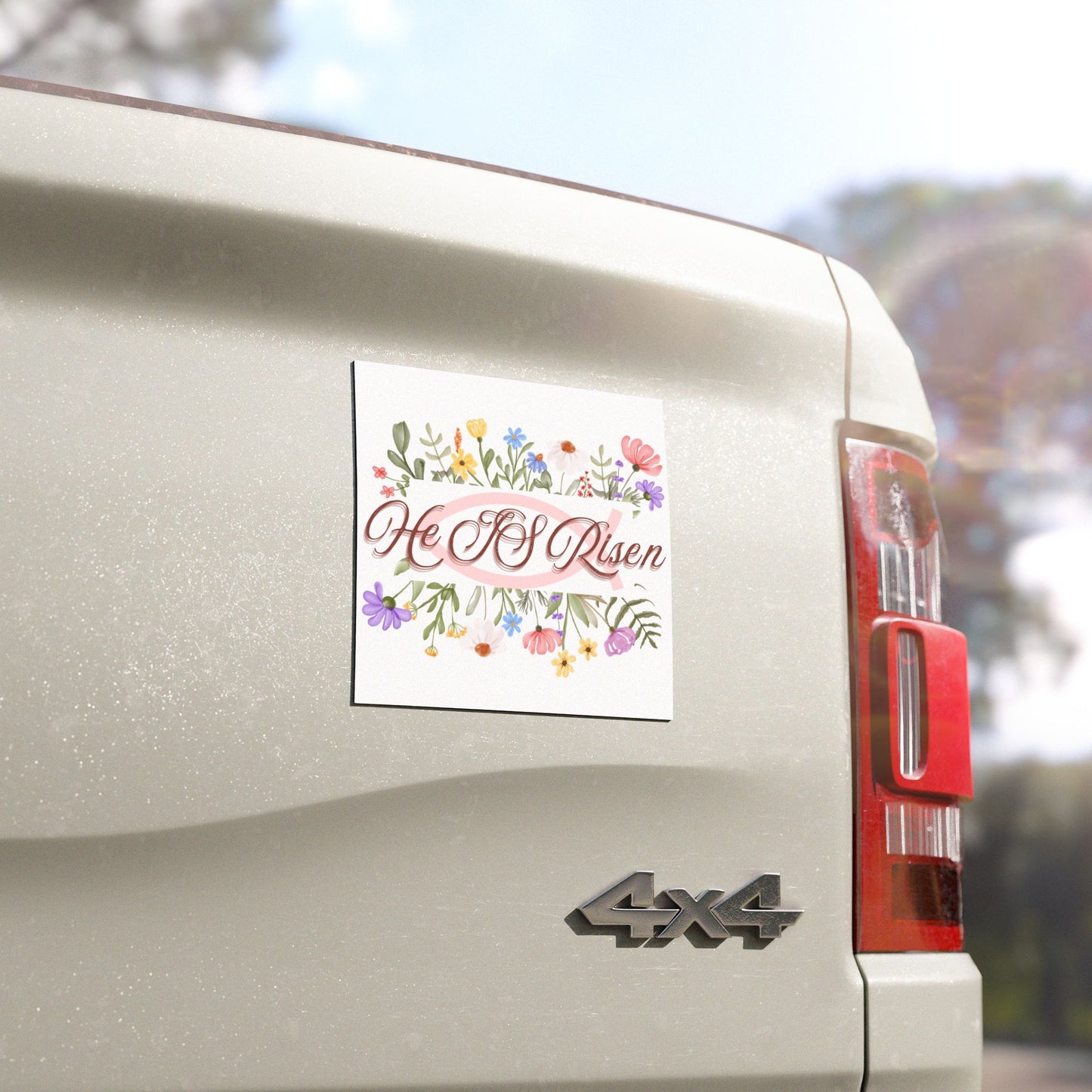 HE IS RISEN Car Magnet