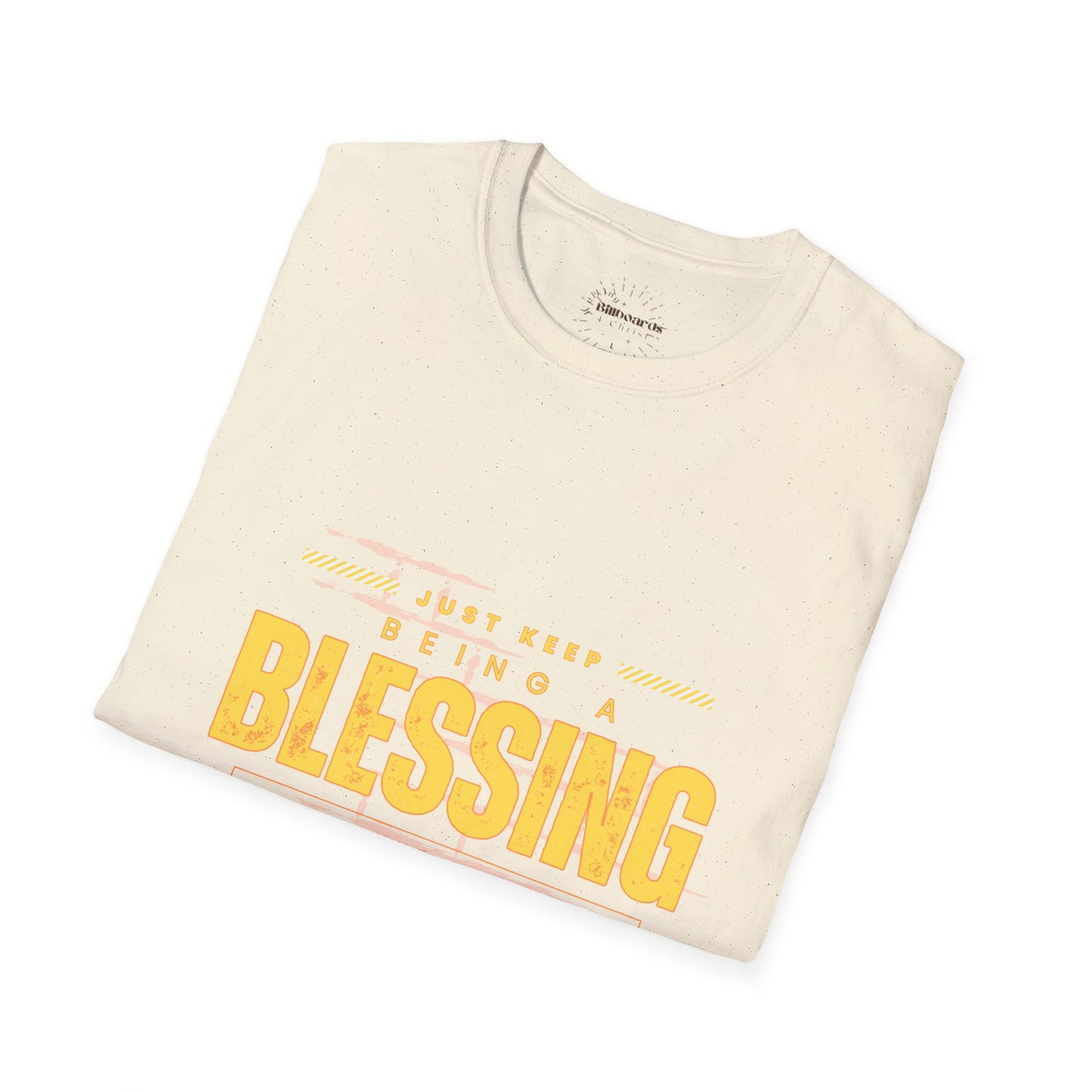 Be A Blessing Luke 6:38, Inspirational T shirts for Men's, Motivational Shirt Softstyle T-Shirt, Inspirational Shirt, Bible Verse Shirt