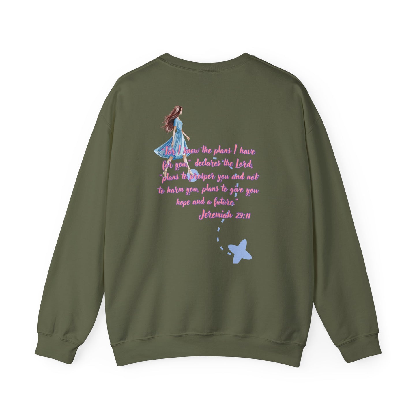 Overthinker Jeremiah 29:11 Unisex Heavy Blend™ Crewneck Sweatshirt