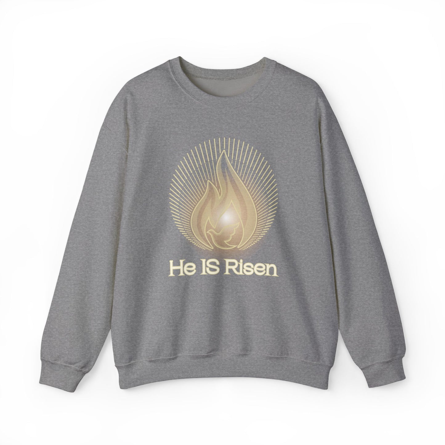 He IS Risen, Christian Sweatshirt He Is Risen Unisex