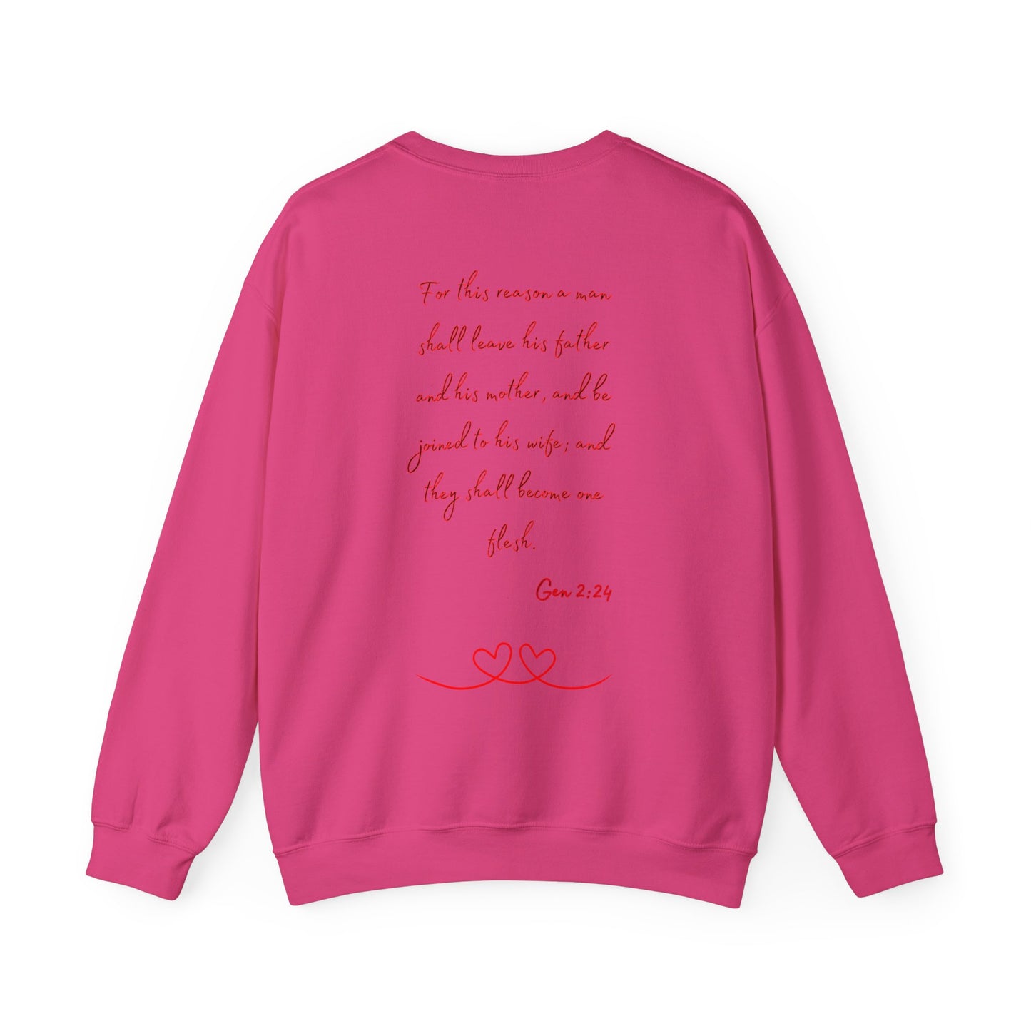 Love Heart Unisex Sweatshirt, Couples Matching, Relationship Gift, Valentine's Day Shirt, Anniversary Present