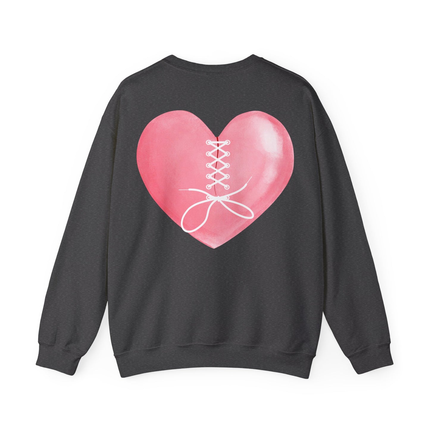 Fragile Heart Sweatshirt, Valentine's Day Gift, Love Crewneck, Unisex Pullover, Romantic Jumper, Heart Design Top