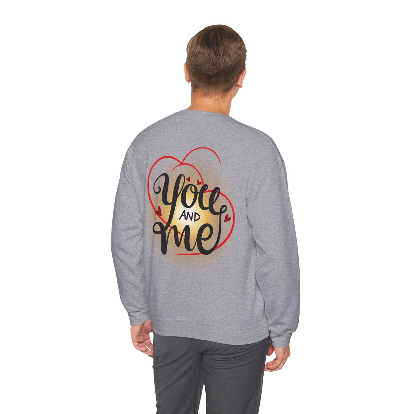 Valentine's LOVE Sweatshirt, Heart Love Crewneck, Valentines Day Jumper, Romantic Gift Apparel, Unisex Valentine Top