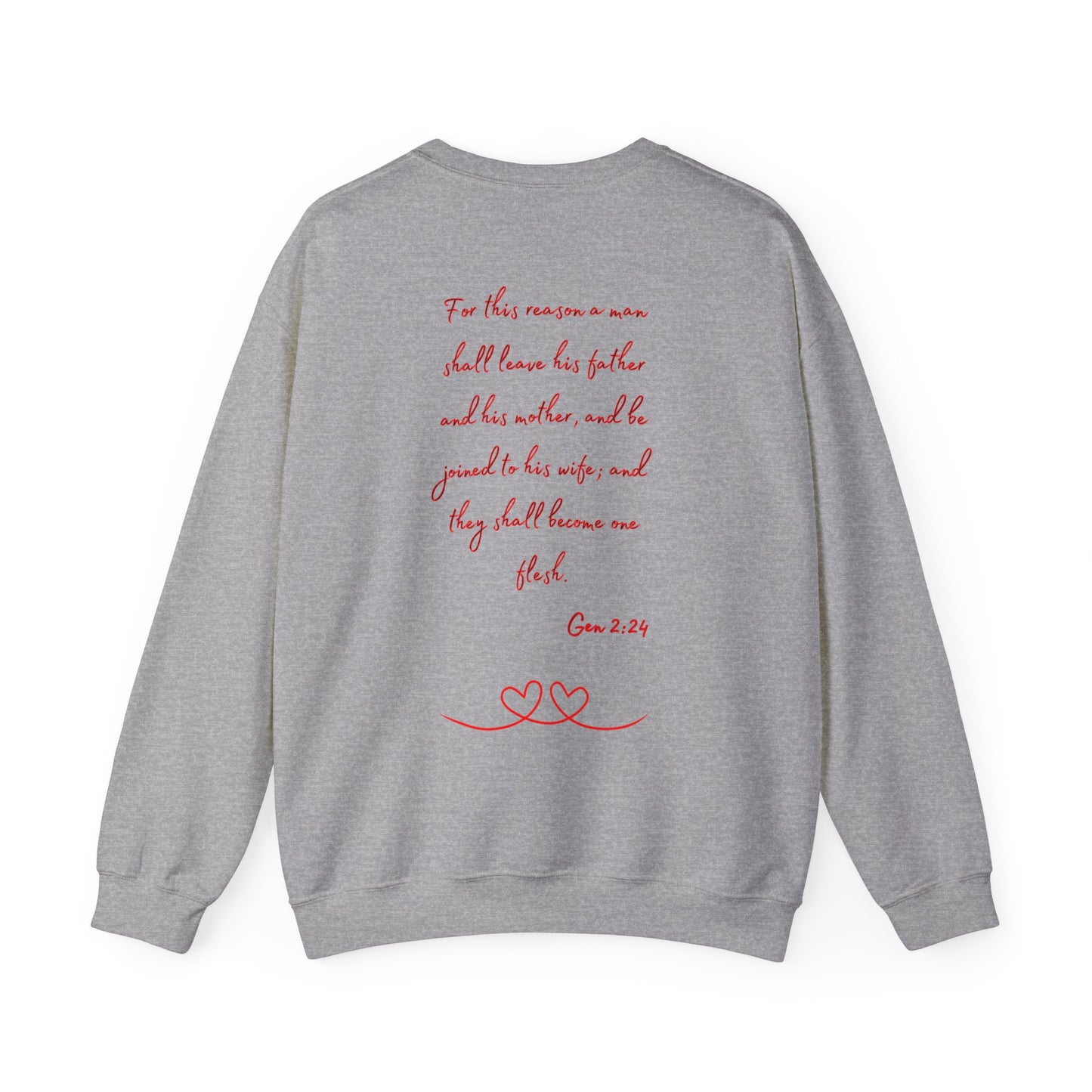 Love Heart Unisex Sweatshirt, Couples Matching, Relationship Gift, Valentine's Day Shirt, Anniversary Present