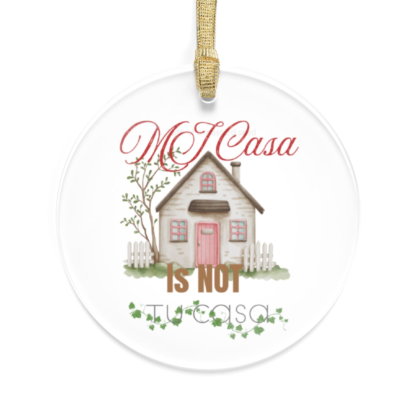 Mi Casa & Joshua 24:15 Acrylic Ornaments