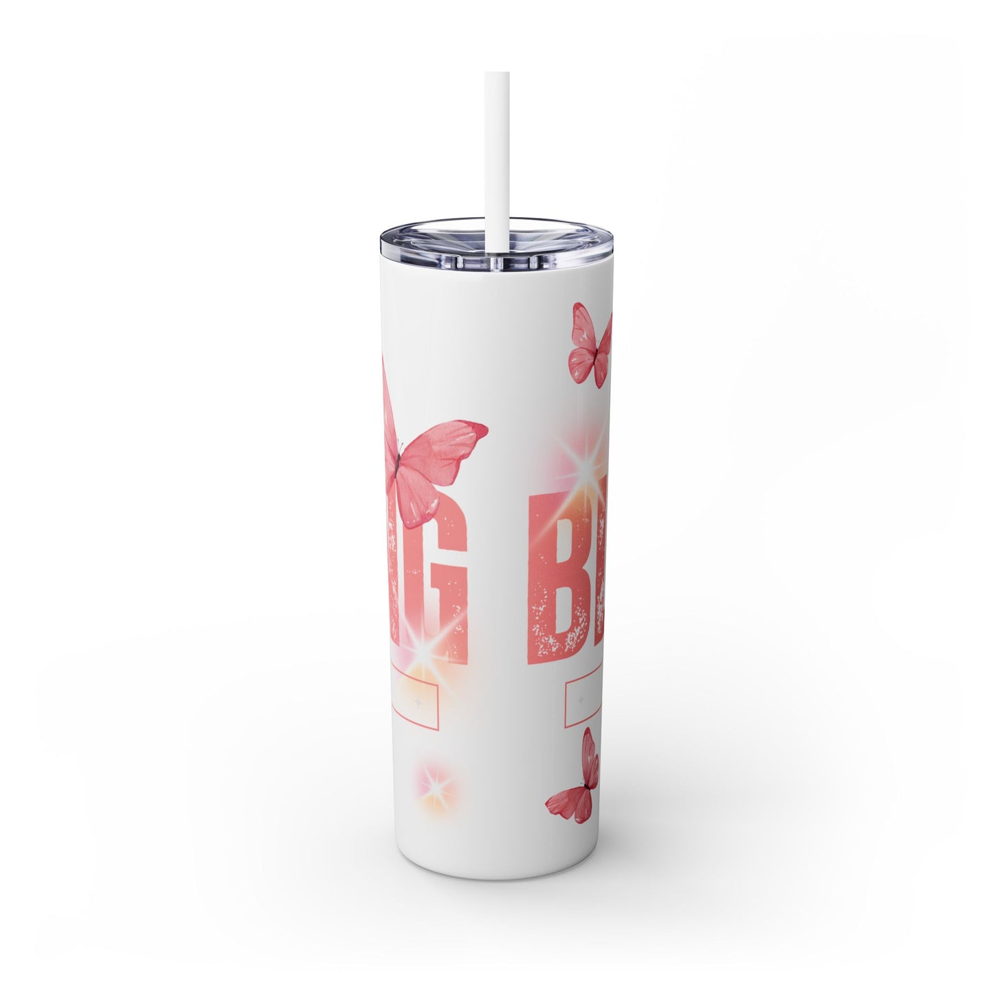 Be A Blessing Skinny Tumbler with Straw, 20oz