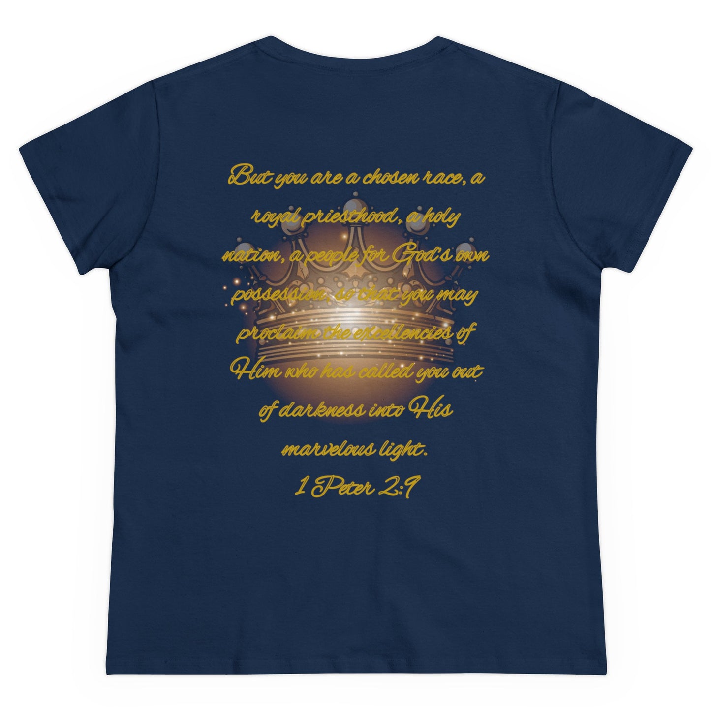 Bona Fide Princess 1 Peter 2:9 Women's Midweight Cotton Tee