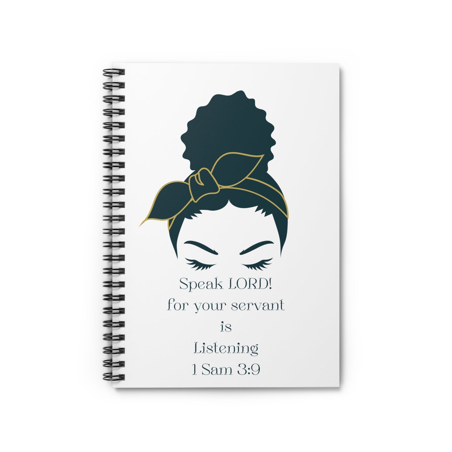 Speak Lord Spiral Notebook, Ruled Line, Christian Journal, Bible Study Notebook, Christian Journal, Faith Journal, Prayer Journal