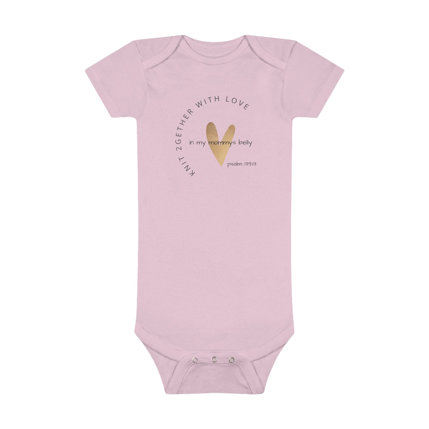 Knit 2Gether 2 Baby Short Sleeve Onesie®