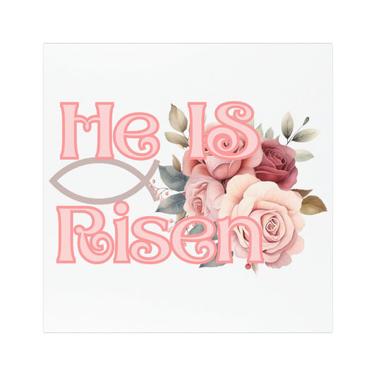 HE IS RISEN Car Magnet