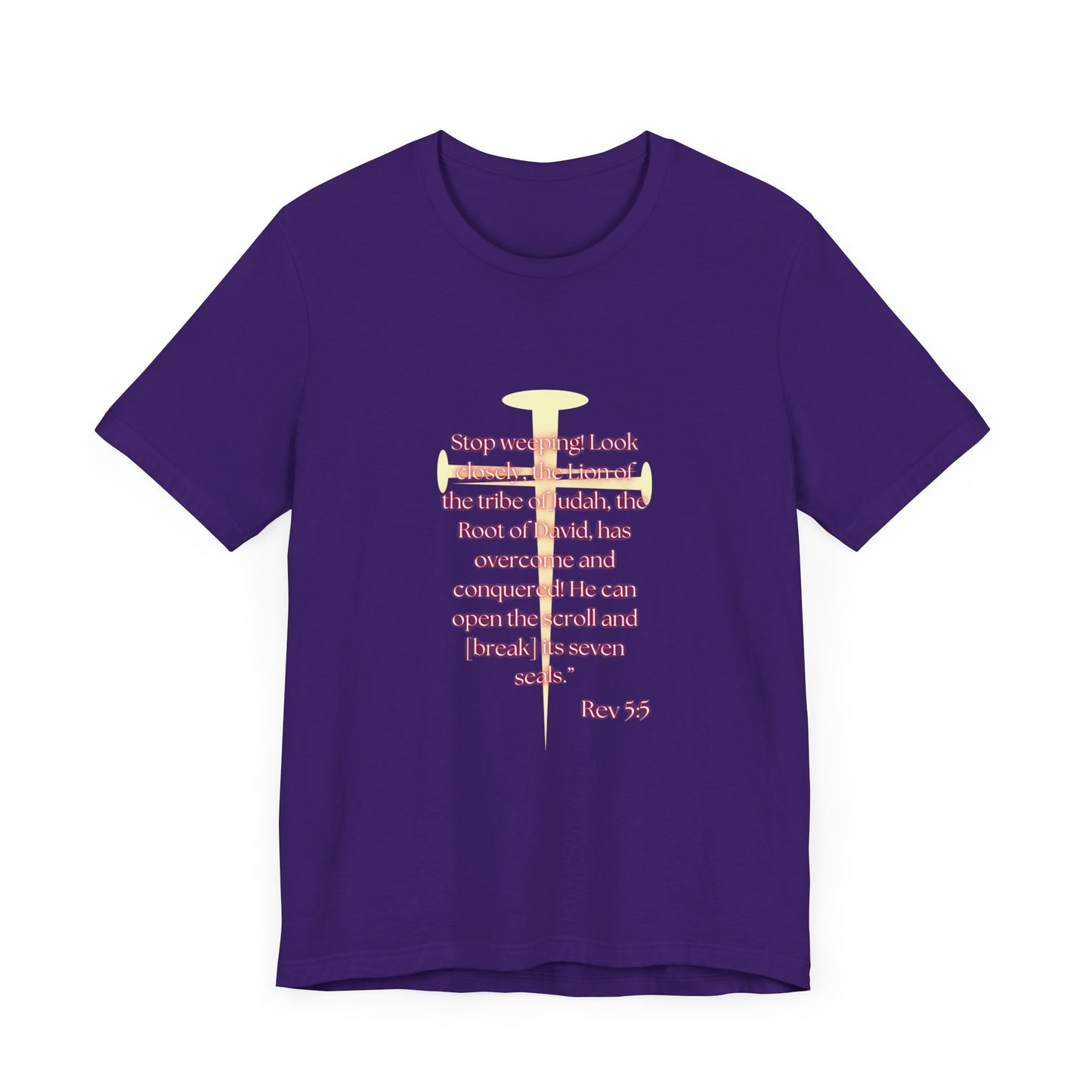 He is Worthy Rev 5:5 Biblical Verse Unisex Tee - He Is Worthy