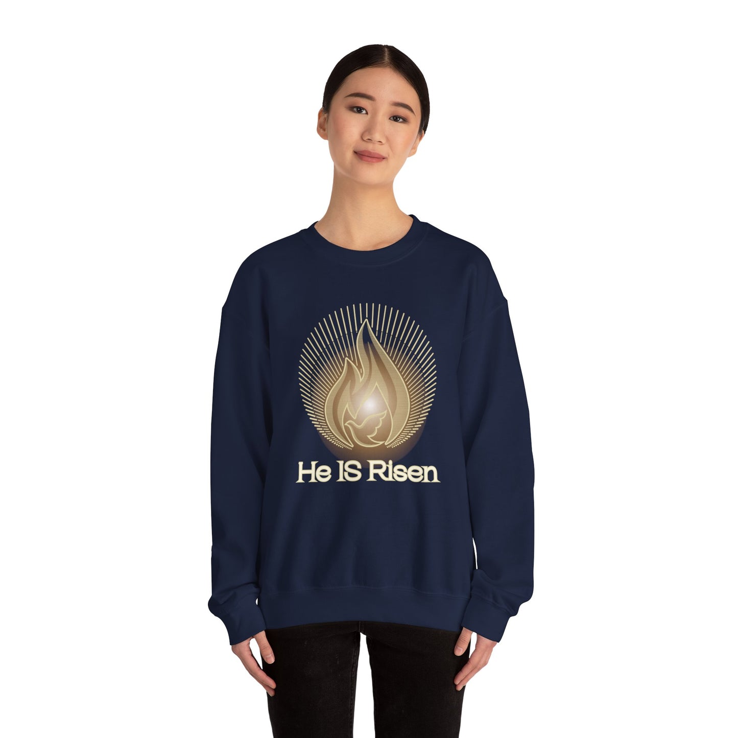 He IS Risen, Christian Sweatshirt He Is Risen Unisex