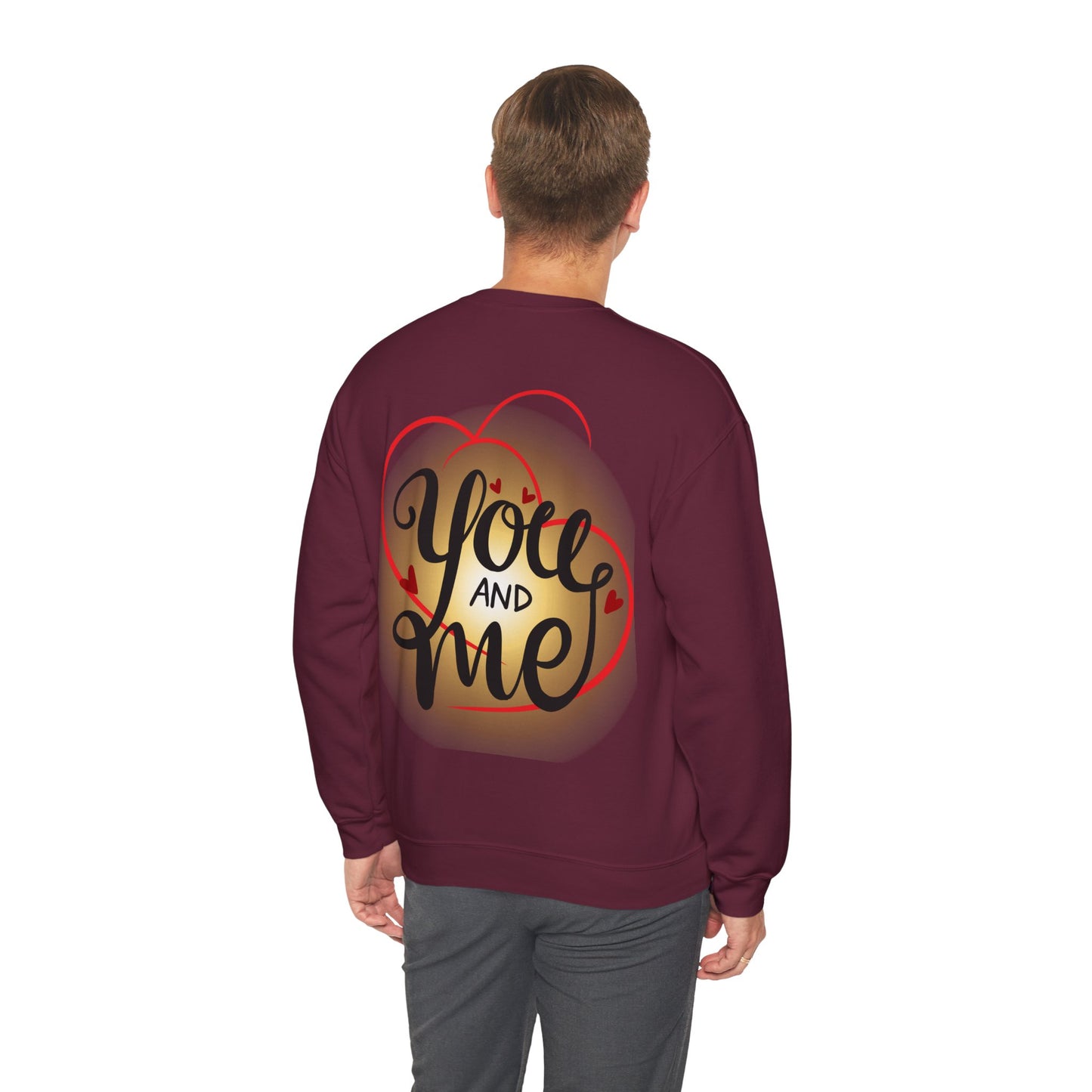 Valentine's LOVE Sweatshirt, Heart Love Crewneck, Valentines Day Jumper, Romantic Gift Apparel, Unisex Valentine Top