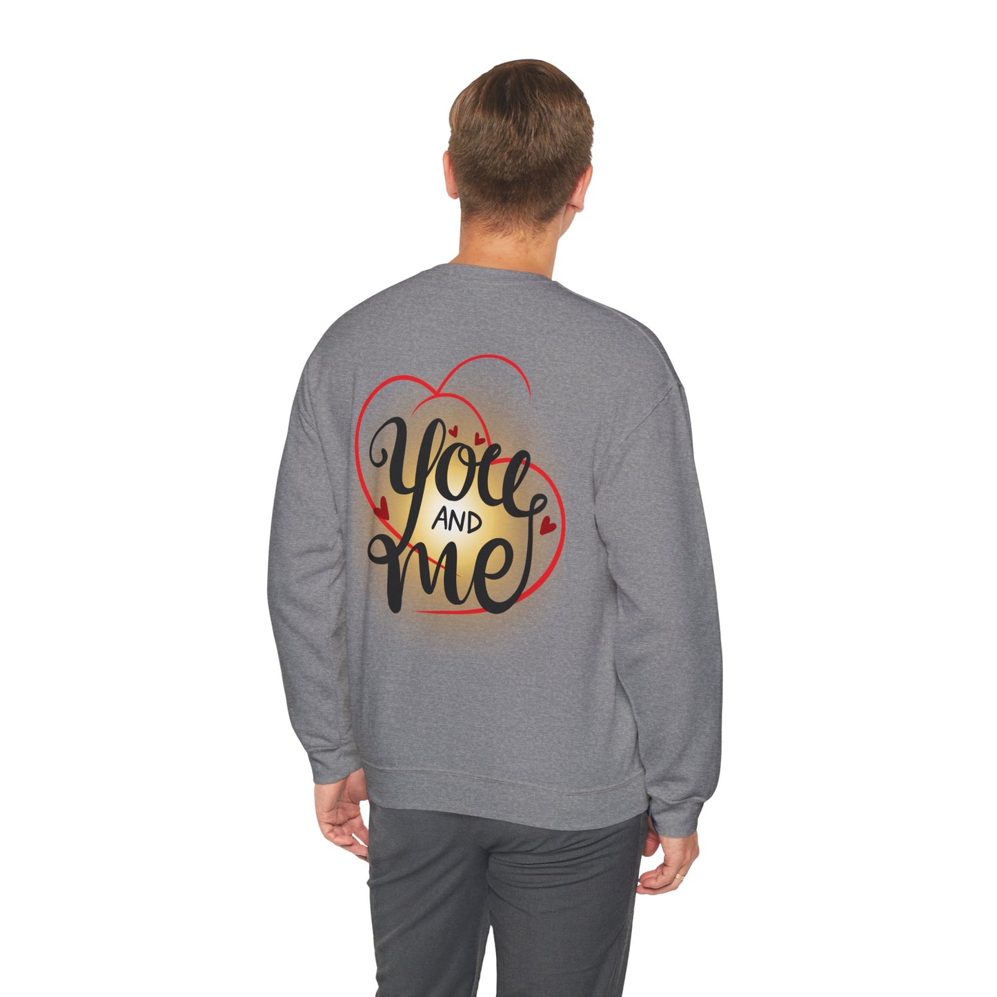 Valentine's LOVE Sweatshirt, Heart Love Crewneck, Valentines Day Jumper, Romantic Gift Apparel, Unisex Valentine Top