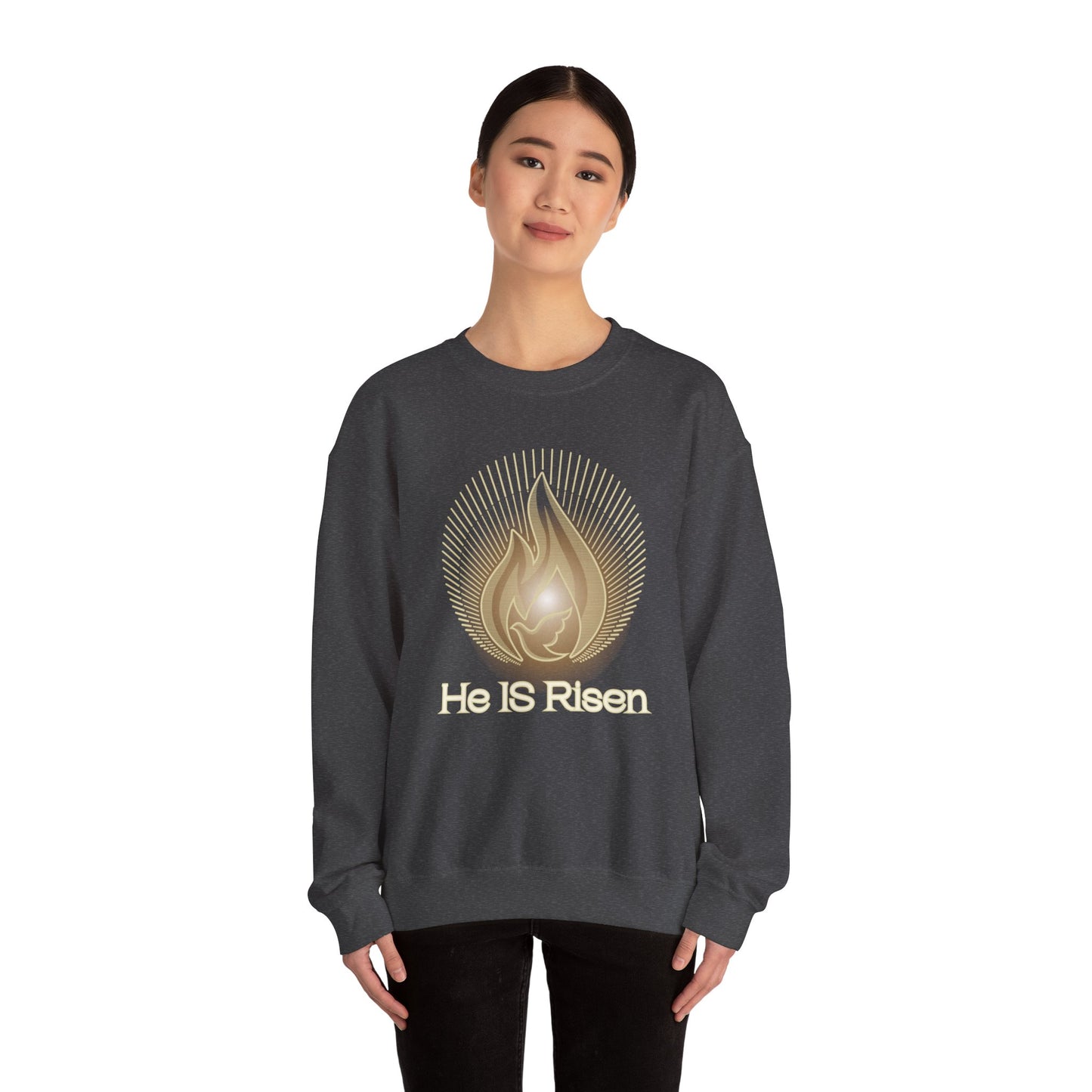 He IS Risen, Christian Sweatshirt He Is Risen Unisex