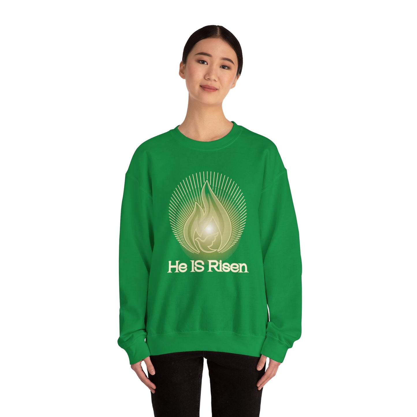 He IS Risen, Christian Sweatshirt He Is Risen Unisex