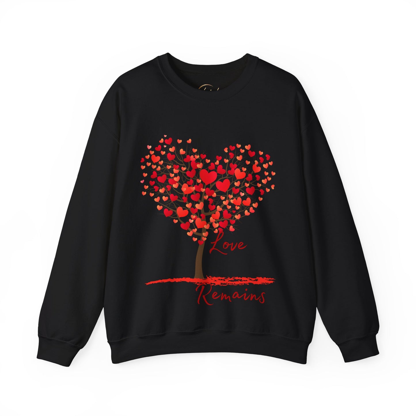 Love remains 1st Corinthians 13:13 Saint Valentine's Day Sweatshirt, Unisex Crewneck Jumper, Heartfelt Christian Gift,