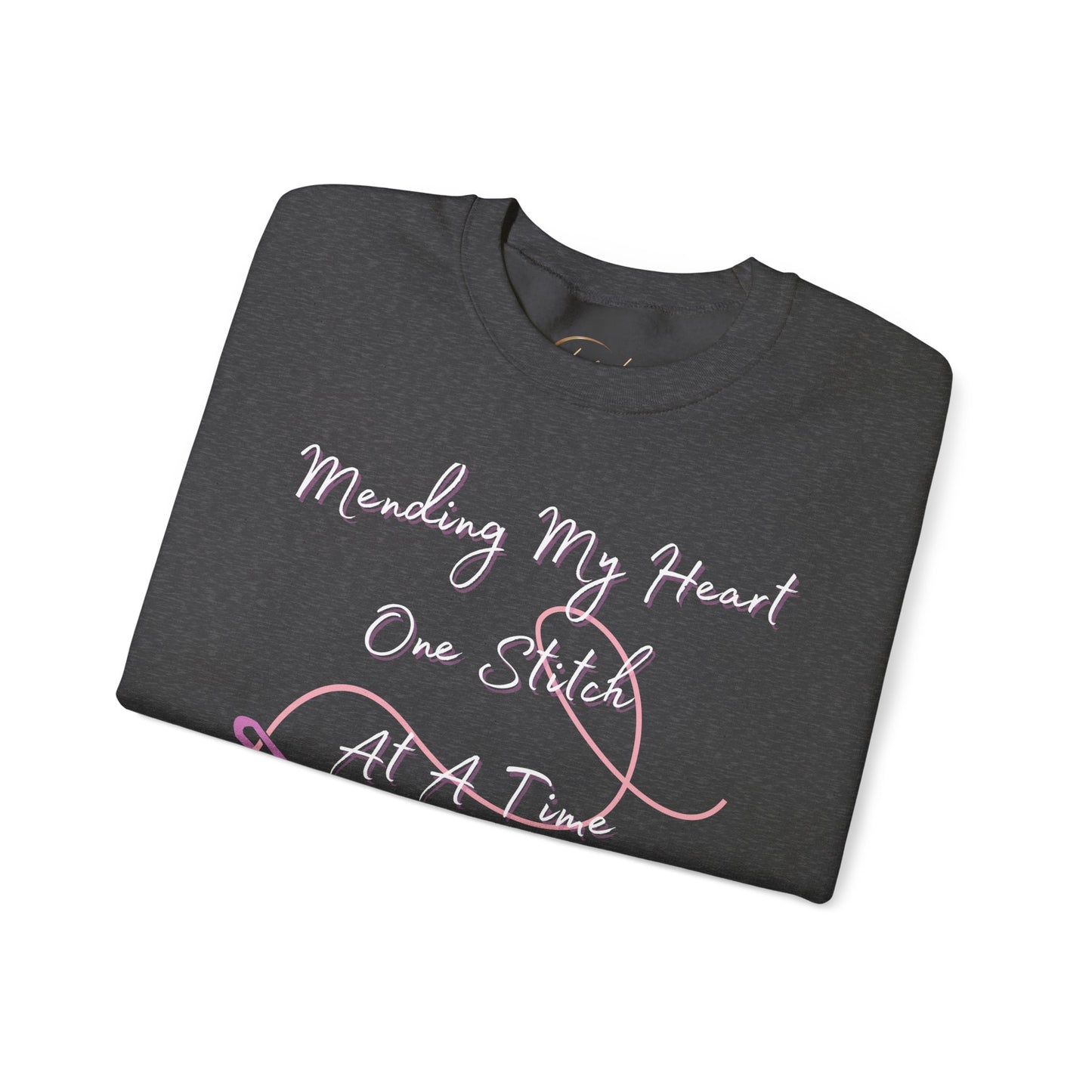 Christian Comfort Crewneck Sweatshirt - Mended Hearts & Healing Scripture