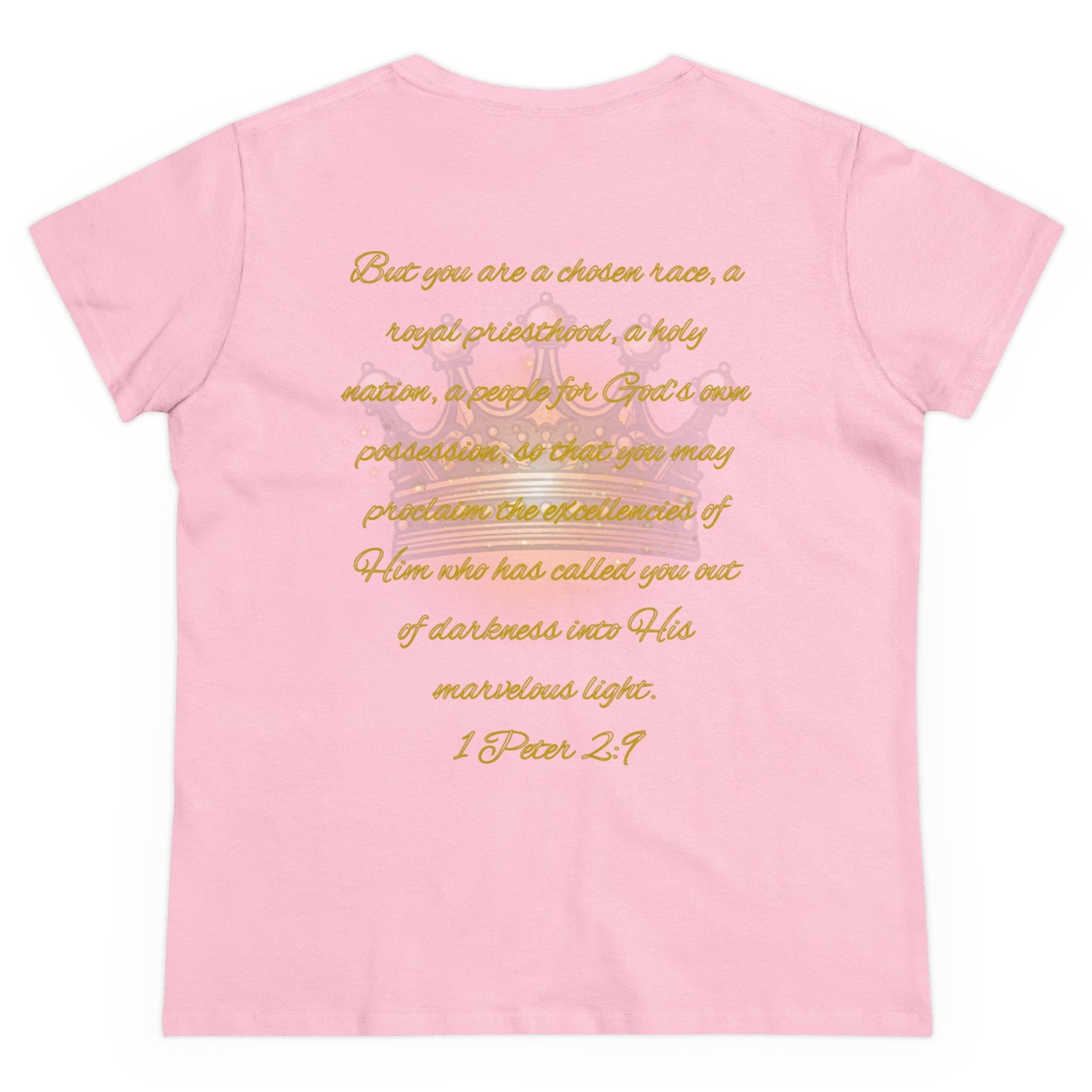 Bona Fide Princess 1 Peter 2:9 Women's Midweight Cotton Tee