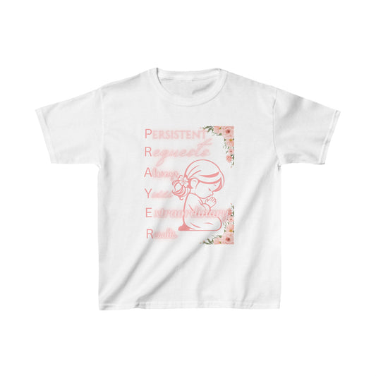 PRAYER Girls Kids Heavy Cotton™ T-shirt