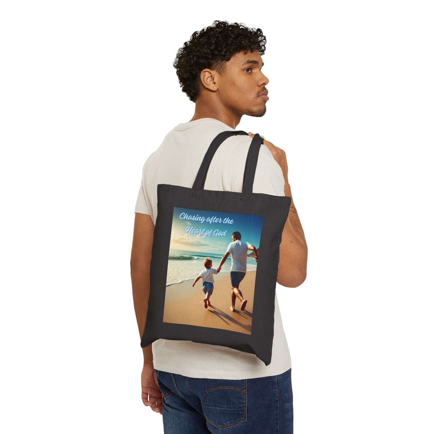 God's Heart Cotton Canvas Tote Bag