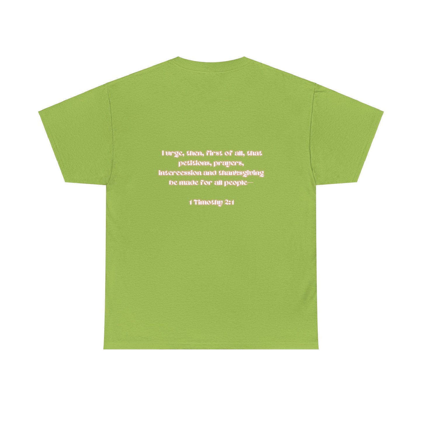 Covered 1Timothy 2:1 Womens Heavy Cotton Tee