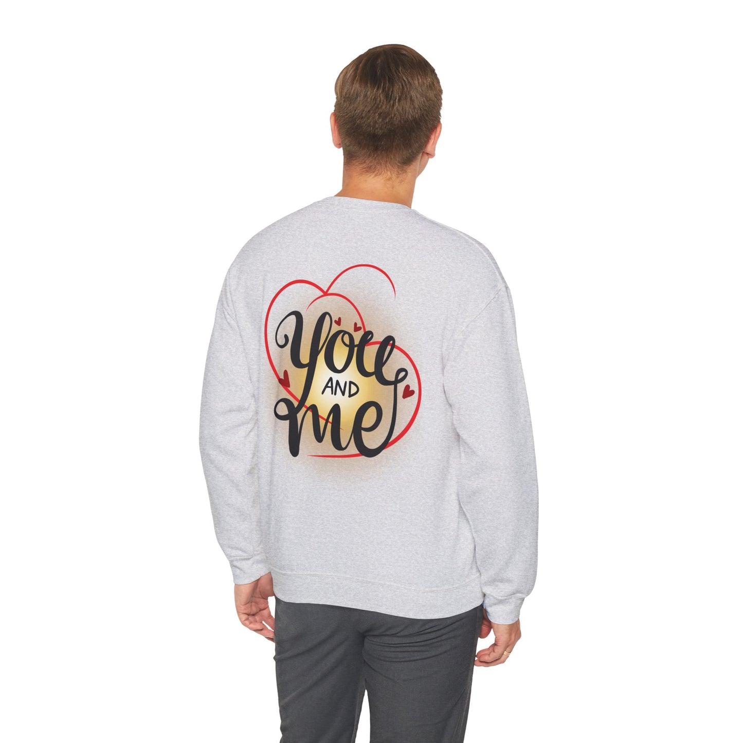 Valentine's LOVE Sweatshirt, Heart Love Crewneck, Valentines Day Jumper, Romantic Gift Apparel, Unisex Valentine Top