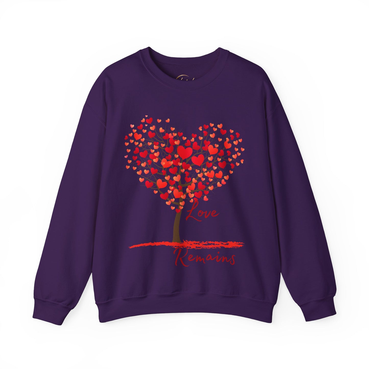 Love remains 1st Corinthians 13:13 Saint Valentine's Day Sweatshirt, Unisex Crewneck Jumper, Heartfelt Christian Gift,