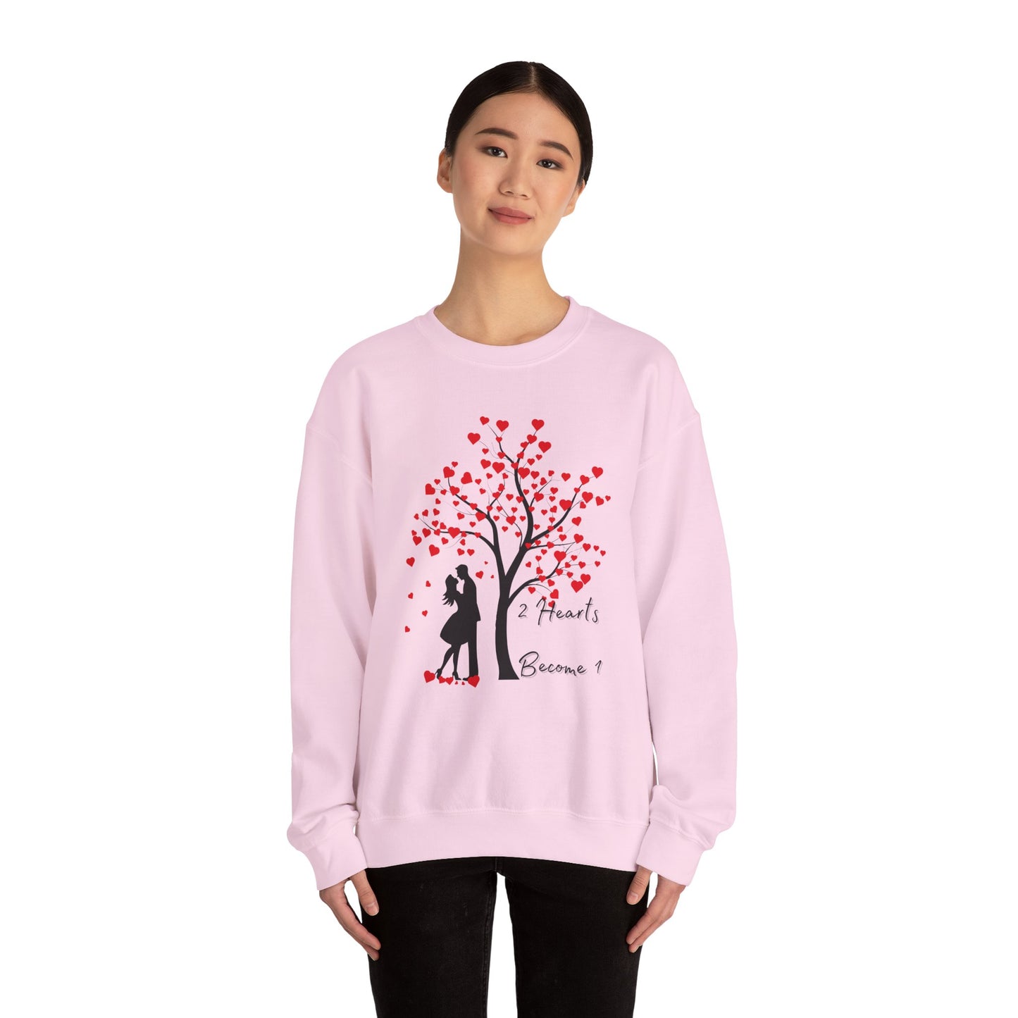 Love Heart Unisex Sweatshirt, Couples Matching, Relationship Gift, Valentine's Day Shirt, Anniversary Present