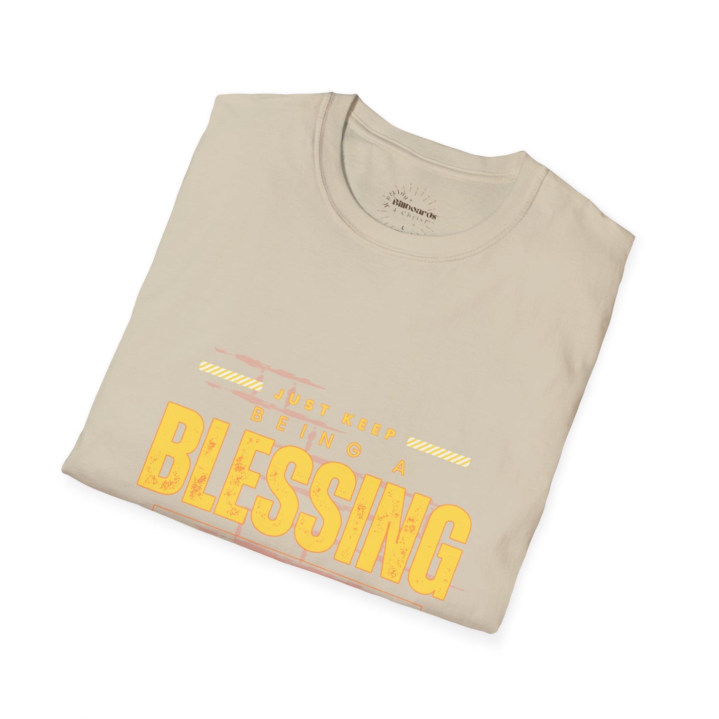 Be A Blessing Luke 6:38, Inspirational T shirts for Men's, Motivational Shirt Softstyle T-Shirt, Inspirational Shirt, Bible Verse Shirt