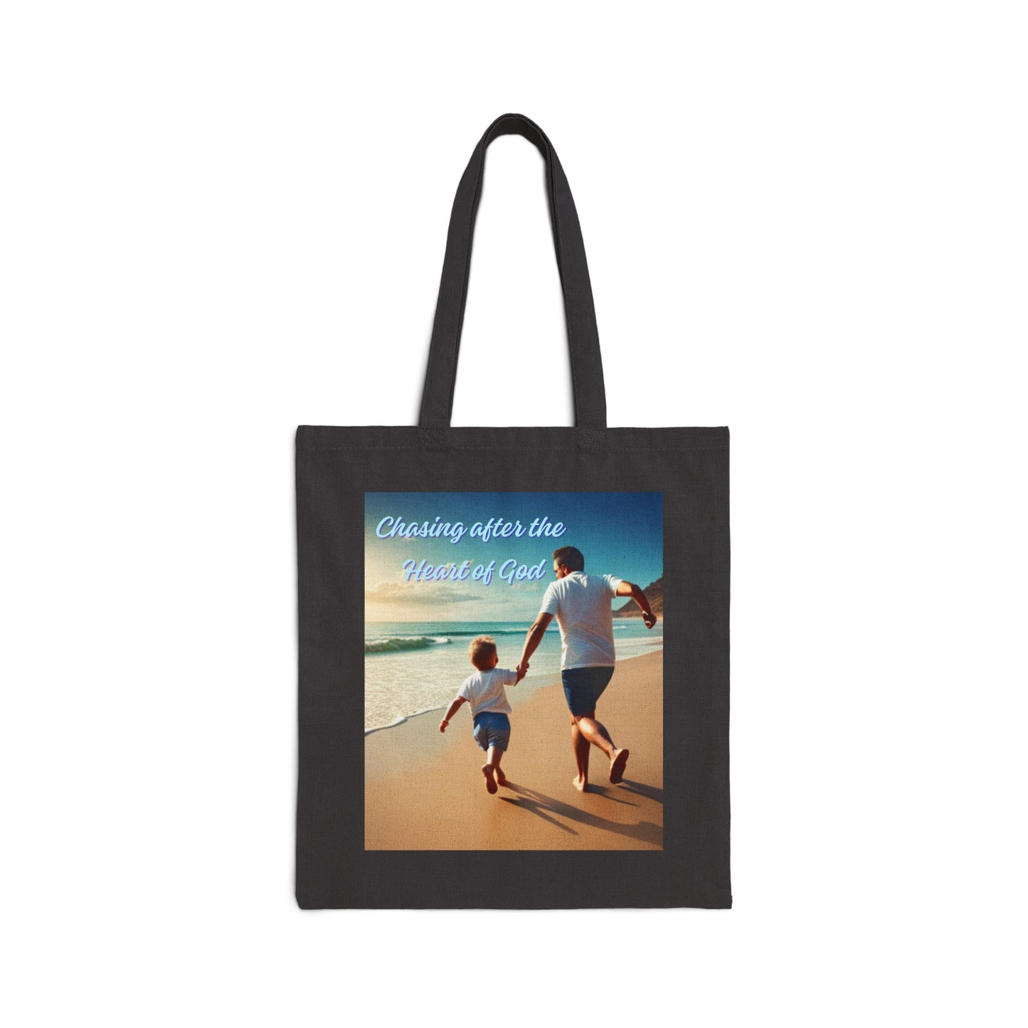 God's Heart Cotton Canvas Tote Bag