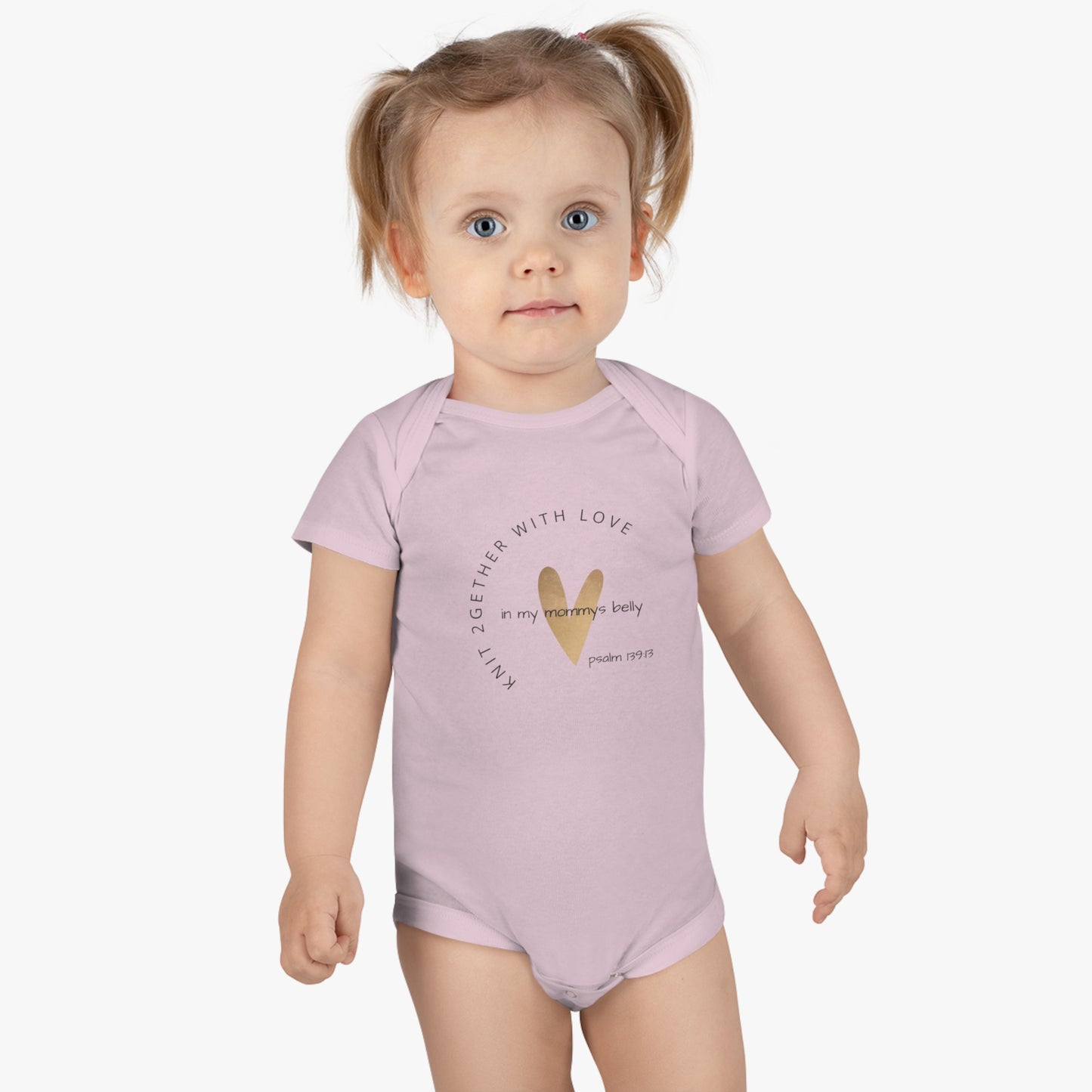 Knit 2Gether 2 Baby Short Sleeve Onesie®