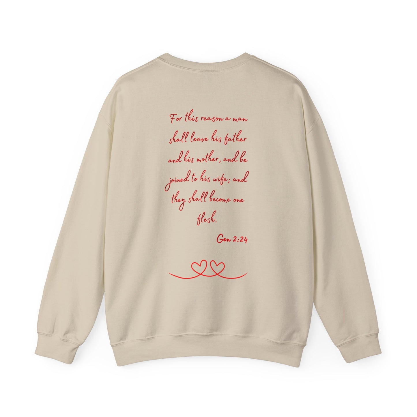 Love Heart Unisex Sweatshirt, Couples Matching, Relationship Gift, Valentine's Day Shirt, Anniversary Present