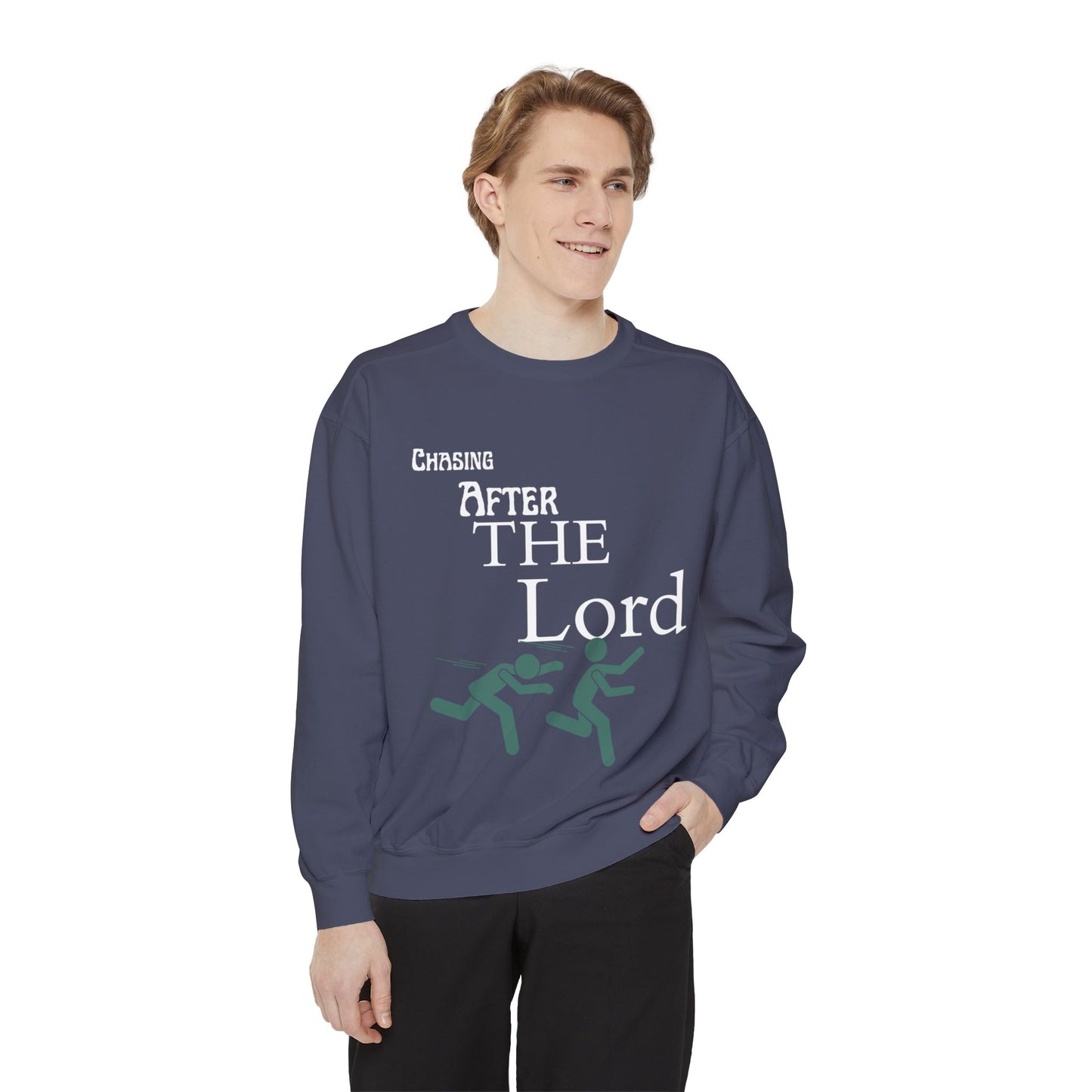 God's Heart Garment-Dyed Sweatshirt