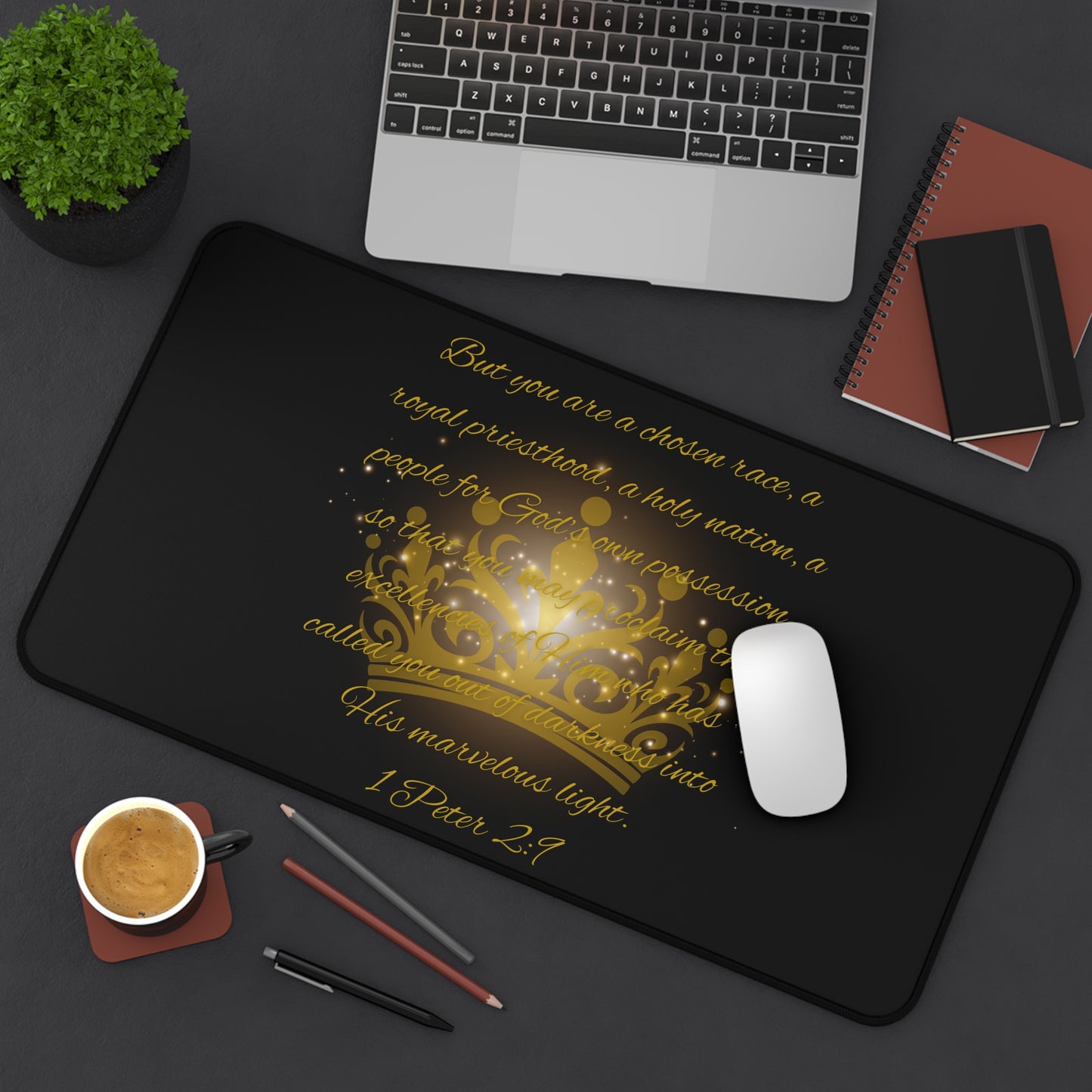 Royal Priesthood Mouse Pad (Rectangle), Unique Christian Gift, Inspirational Mouse Pad