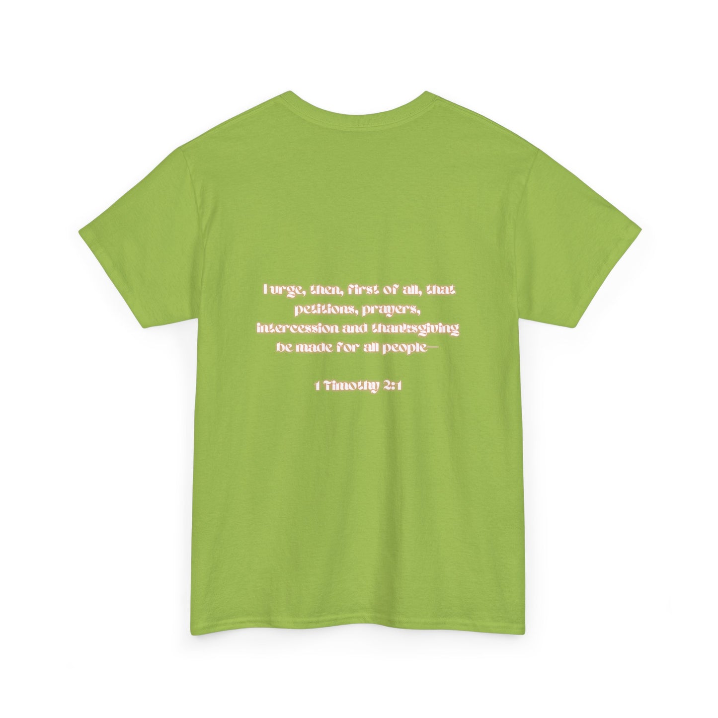 Covered 1Timothy 2:1 Womens Heavy Cotton Tee