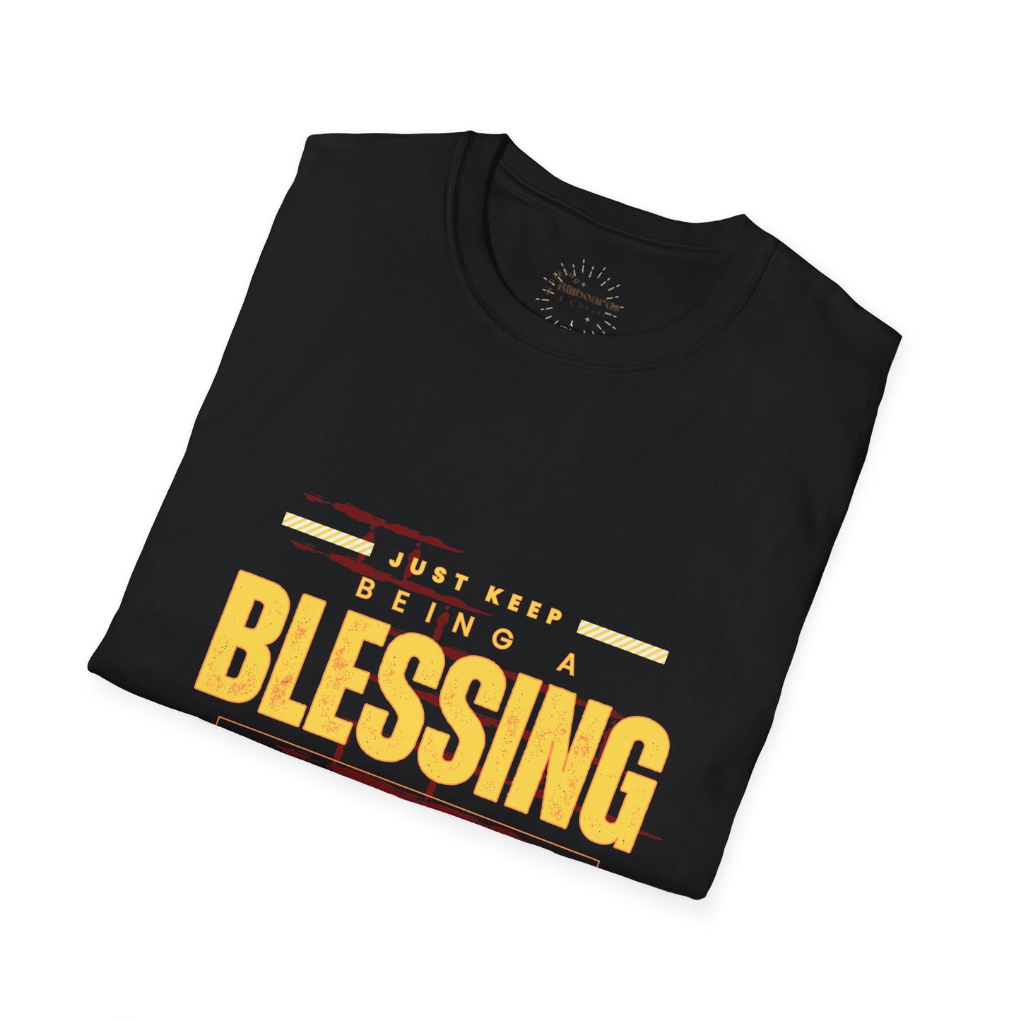 Be A Blessing Luke 6:38, Inspirational T shirts for Men's, Motivational Shirt Softstyle T-Shirt, Inspirational Shirt, Bible Verse Shirt