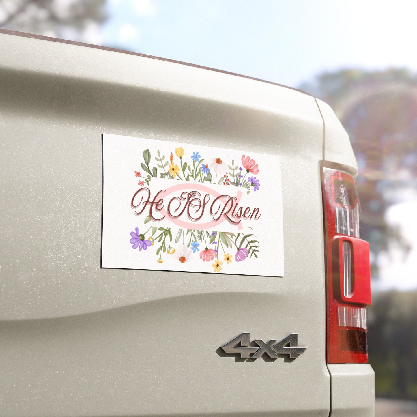 HE IS RISEN Car Magnet