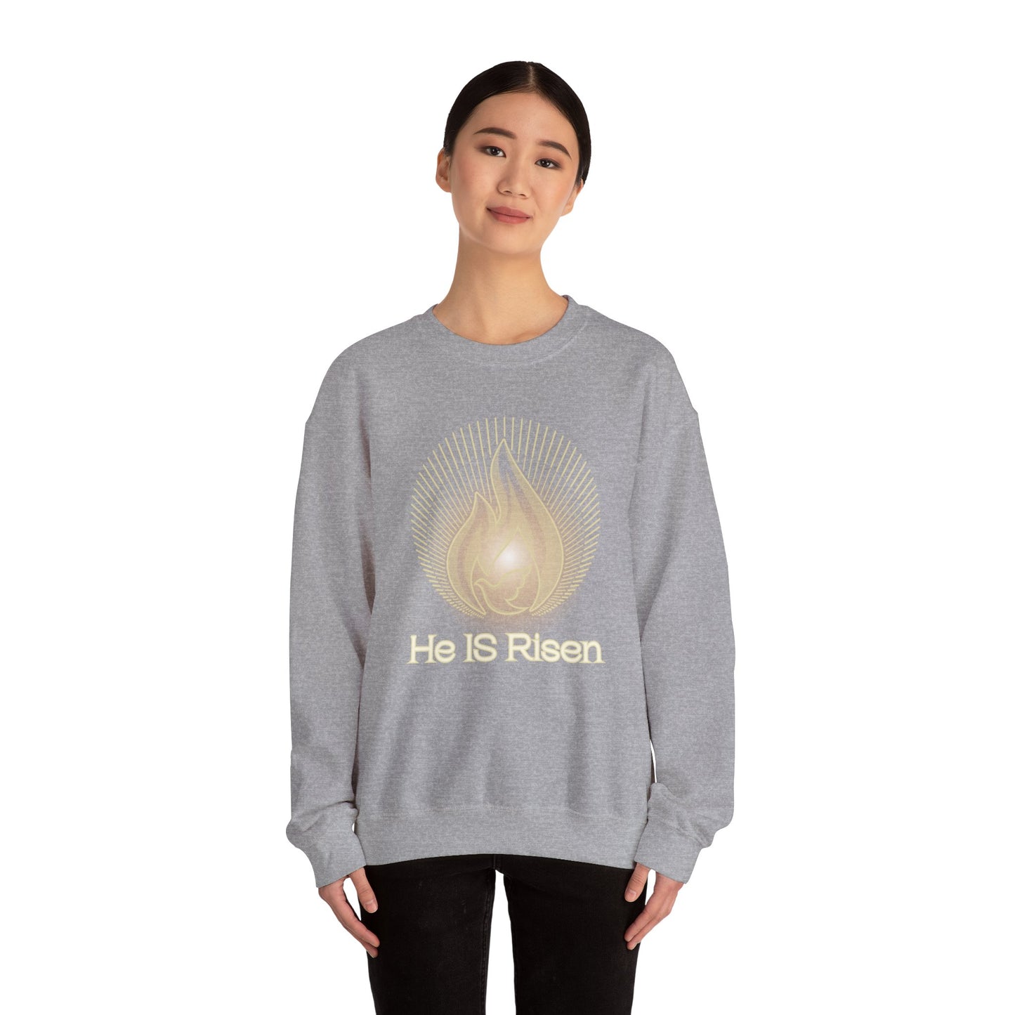 He IS Risen, Christian Sweatshirt He Is Risen Unisex