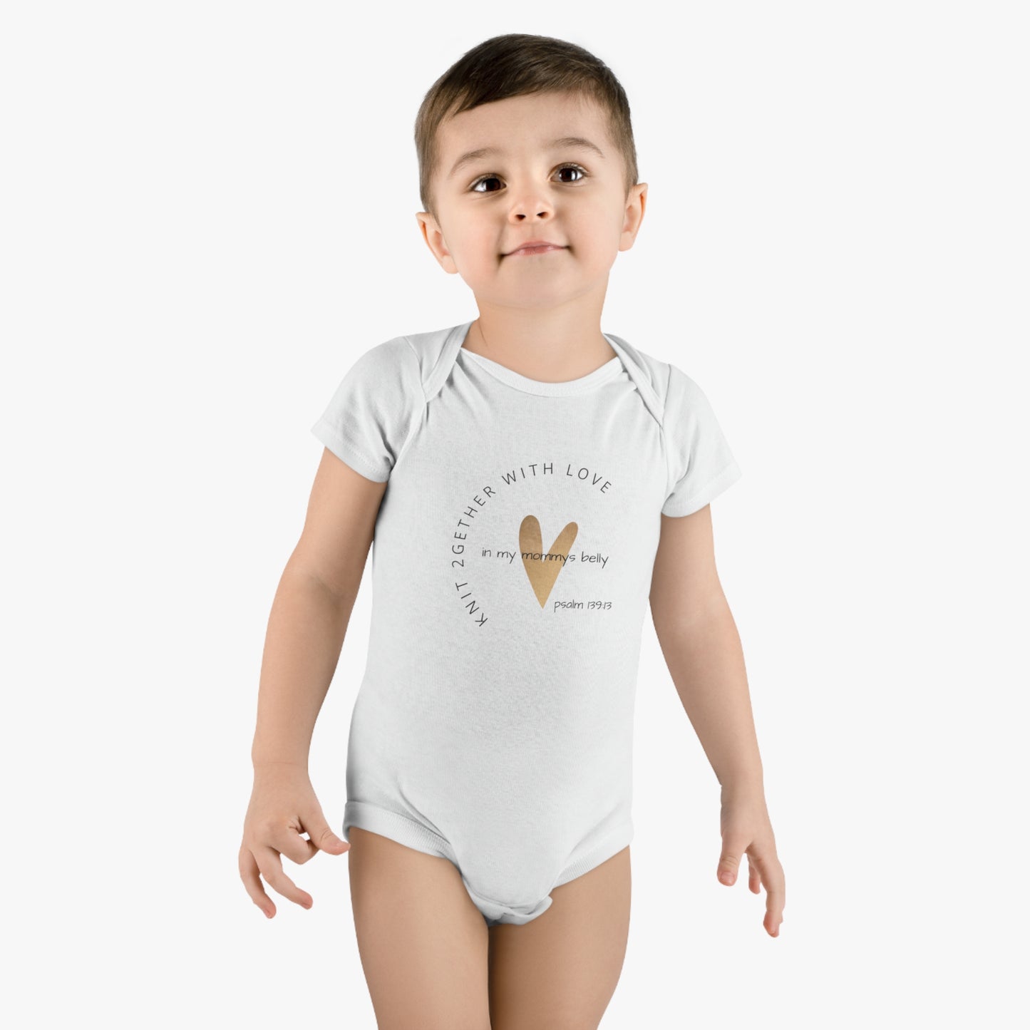 Knit 2Gether 2 Baby Short Sleeve Onesie®