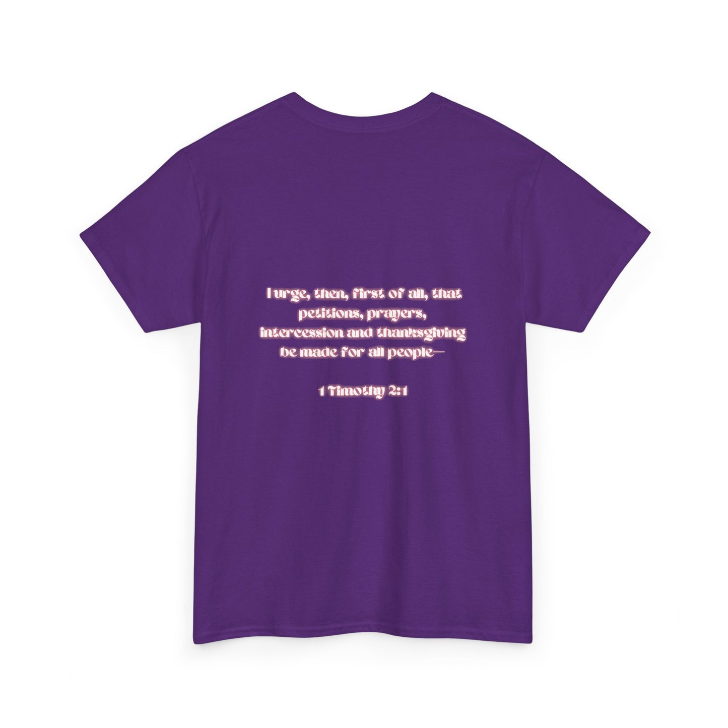 Covered 1Timothy 2:1 Womens Heavy Cotton Tee