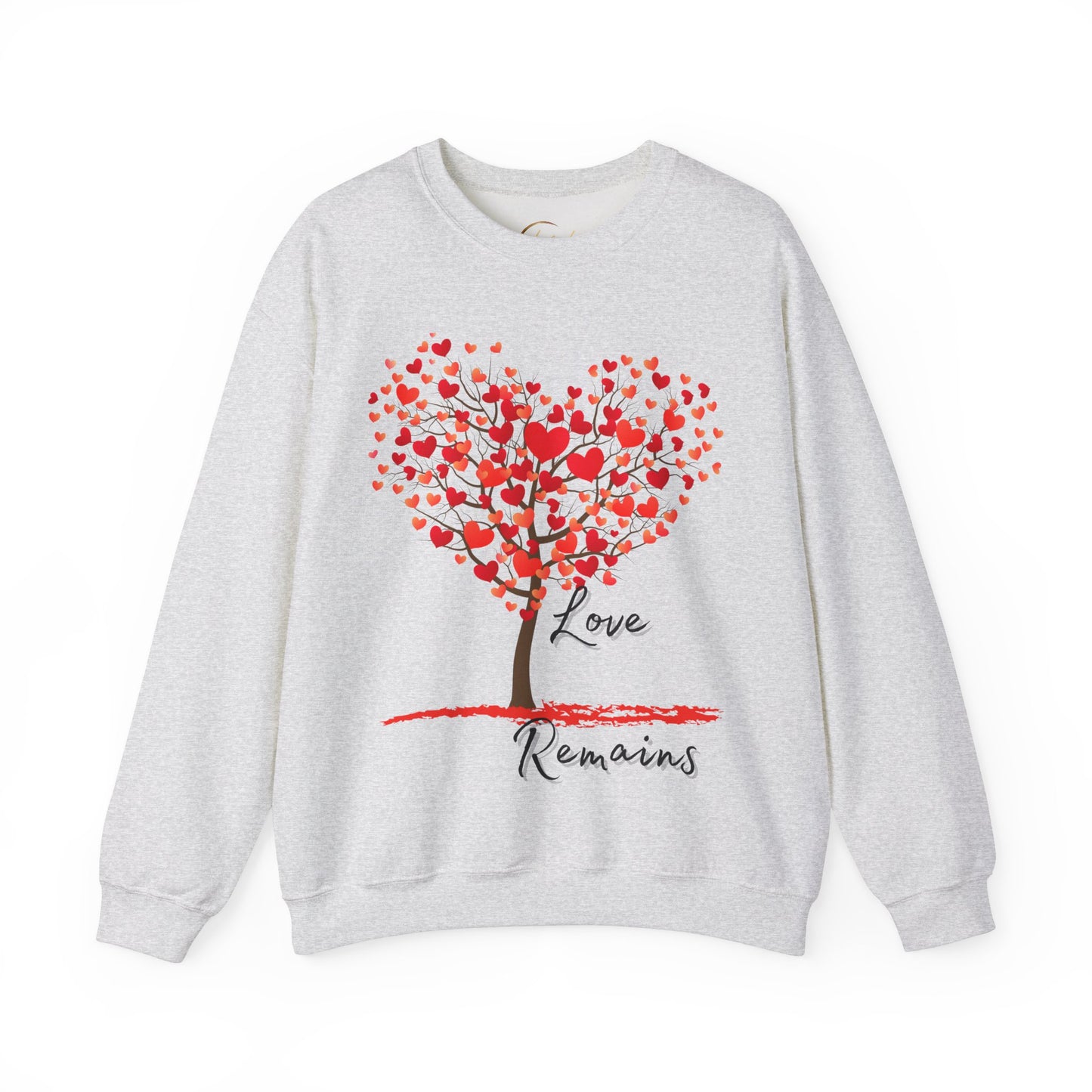 Love remains 1st Corinthians 13:13 Saint Valentine's Day Sweatshirt, Unisex Crewneck Jumper, Heartfelt Christian Gift,