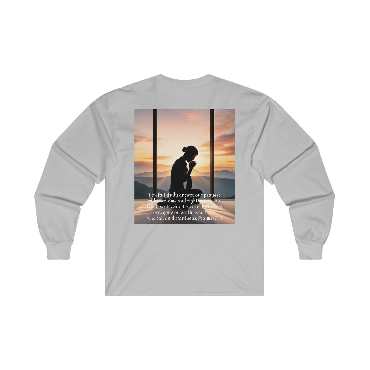 Prayer Warrior For Christ Long Sleeve T-shirt